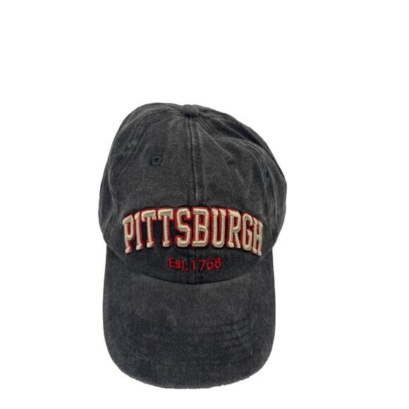 ROBIN RUTH Pittsburgh Original Adjustable Strapback Baseball Hat/Cap, Gray NEW - Picture 1 of 7